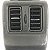Difusor Ar Console Traseiro Honda HR-V 2021 2022 2023 2024 - Imagem 3