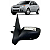 Retrovisor Esquerdo Ford Fiesta Sedan 1.6 1996 1997 a 2002 - Imagem 1