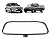 Retrovisor Interno Chevrolet Montana Corsa 2008 2009 - Imagem 1