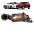 Catalizador Oco GM Cruze Tracker 1.4 Turbo 2017 2018 a 2022 - Imagem 1