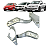 Par Dobradiça Capo Vw Voyage Gol Saveiro G6 G7 2009 a 2020 - Imagem 1