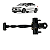 Limitador Porta Traseira Chevrolet Cruze 2016 2017 2018 2019 - Imagem 1