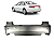 Parachoque Traseiro Hyundai Azera 3.3 2010 2011 - Imagem 1