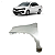 Paralama Esquerdo Toyota Etios Sedan 1.5 2020 2021 Detalhe - Imagem 1