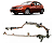Cortina Airbag Teto Dianteira Esquerda Impreza 2008 a 2012 - Imagem 1