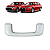 Alça De Teto Dianteira Mitsubishi Lancer 2011 2012 a 2016 - Imagem 1