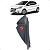 Moldura Painel Direito Peugeot 208 2015 2016 2017 2018 2019 - Imagem 1