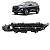 Difusor Ar Central Chery Tiggo 5X Sport 2022 2023 2024 - Imagem 1