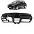 Capa De Painel Tabelier De Interno Peugeot 206 1999 a 2010 - Imagem 1