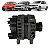 Alternador Volkswagen Fox Gol Voyage Up! 1.0 14v 2014 a 2021 - Imagem 1