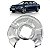 Defletor Disco Freio Traseiro Direito BMW 528I 2012 a 2014 - Imagem 1