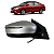 Retrovisor Elétrico Direito Nissan Versa Unique 2016 2017 - Imagem 1