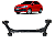 Eixo Traseiro Chery Celer 1.5 Flex 2013 2014 2015 - Imagem 1