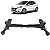 Eixo Traseiro Peugeot 208 1.6 2013 2014 2015 2016 - Imagem 1