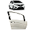 Porta Dianteira Direita Honda Fit LX 2017 2018 2019 2020 - Imagem 1