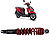 Amortecedor Traseiro Esquerdo Direito Honda Elite 125cc 2020 - Imagem 1