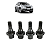 Jogo 4 Parafuso Roda Peugeot 2008 1.6 2015 2016 a 2019 - Imagem 1
