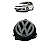 Maçaneta Tampa Traseira VW Fox Saveiro Golf 2016 a 2021 - Imagem 1