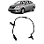 Sensor Freio ABS Traseiro Direito Nissan Versa 2012 a 2017 - Imagem 1
