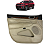 Forro Porta Dianteira Esquerda Grand Cherokee 2011 a 2013 - Imagem 1