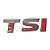 Letreiro TSI Tampa Traseira Volkswagen Up 2014 a 2021 - Imagem 2