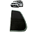 Vidro Fixo Traseiro Esquerdo VW Fox 2015 2016 2017 a 2022 - Imagem 1