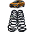 Par Molas Traseiras Chery Arrizo 5 1.5 2019 2020 2021 - Imagem 1