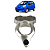 Moldura Porta Copos Chery New QQ 2018 C/Detalhe - Imagem 1