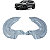 Par Defletor Disco Freio Dianteiro Haval H6 1.5 2023 2024 - Imagem 1