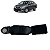 Engate Cinto Traseiro Nissan Versa 2016 2017 2018 a 2021 - Imagem 1