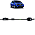 Semi Eixo Dianteiro Direito Honda Fit City 1.5 2015 a 2021 - Imagem 1