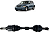 Eixo Dianteiro Esquerdo Chrysler PT Cruiser 2.0 2.4 2010 - Imagem 1