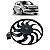 Ventoinha Radiador Chevrolet Agile 1.4 2009 2010 a 2014 - Imagem 1