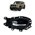 Maçaneta Interna Dianteira Esquerda Jeep Renegade 1.8 2016 - Imagem 1