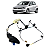 Chicote Porta Traseira VW Fox 2010 2011 2012 2013 2014 2015 - Imagem 1