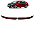 Refletor Parachoque Traseiro  Kia Cerato 2017 2018  2019 - Imagem 1