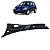 Grade Churrasqueira Esquerda Renault Clio 1998 a 2016 - Imagem 1