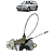 Fechadura Porta Dianteira Direita VW Gol G3 2000 a 2005 - Imagem 1