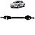 Semi Eixo Dianteiro Esquerdo Peugeot 408 2.0 2012 a 2016 - Imagem 1