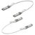Cabo Dac Uplink 50cm Sfp+ 10 Gbps Original Ubiquiti - Imagem 1