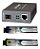 Kit Conversor Fibra Óptica PTP 1 Mc220l + par de Gbic Monomodo 20km Sc 1fo Bidirecional - Imagem 1