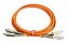 Patch Cord Fibra Óptica Sc Upc Multi-modo 3mts Duplex - Imagem 1
