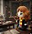 Hermione Potter Estilo Crochê Amigurumi - Imagem 6