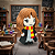 Hermione Potter Estilo Crochê Amigurumi - Imagem 8