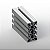 Perfil Alumínio Estrutural 50x100 Básico 1340mm - Imagem 1