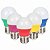 Lâmpada LED Bulbo Bolinha S30 Colorida - Imagem 1