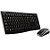 920-004433 KIT Teclado e Mouse S/fio Mk270 Preto Logitech - Imagem 1