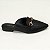 Mule Rafitthy Preto com Fivela Dourada - Imagem 2