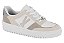 Tênis Vizzano Branco Cinza e Prata Casual - Imagem 1