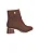 Bota Bebecê Cano Curto panho Marrom chocolate - Imagem 4